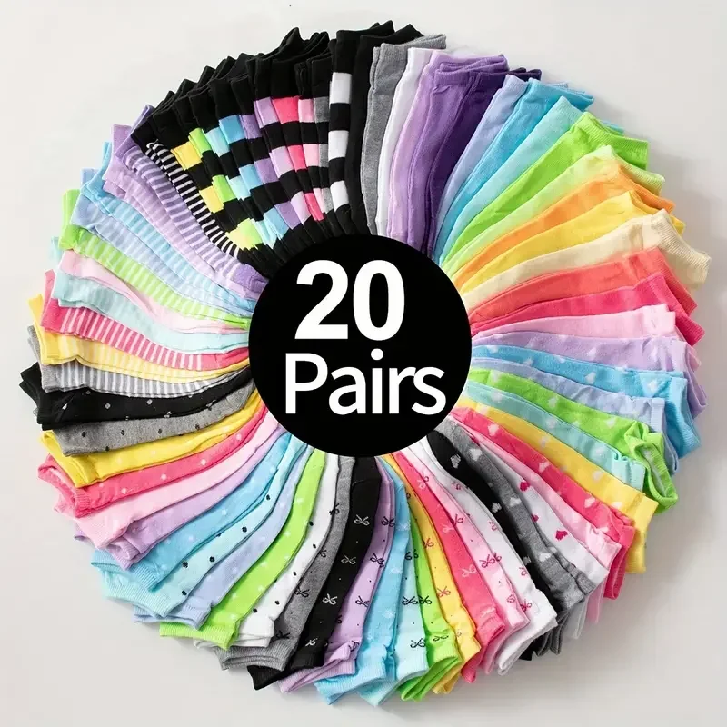 Dress Sock Men - 10/15/20/30/40/Pasang Kaus Kaki Motif Hati, Kaus