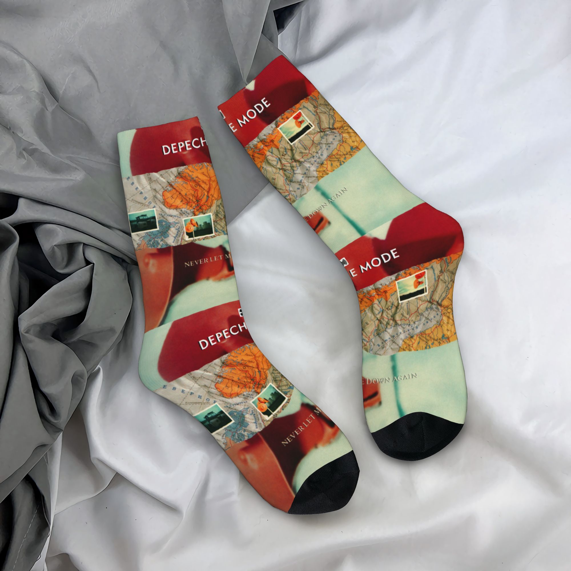 Dress Sock Men - Kaos Kaki D-Depeche Cool Mode Elektronik