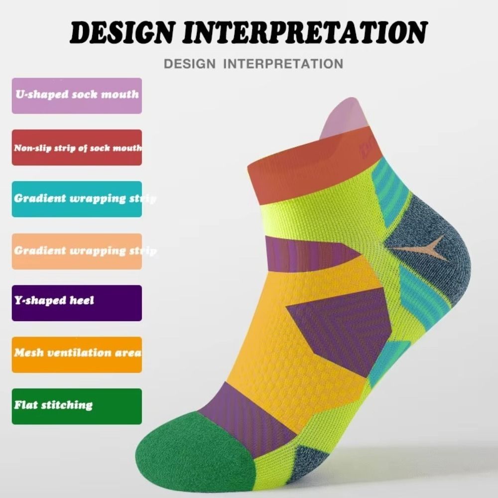 Ankle Sock Low Cut - Kaus kaki lari maraton profesional kaus