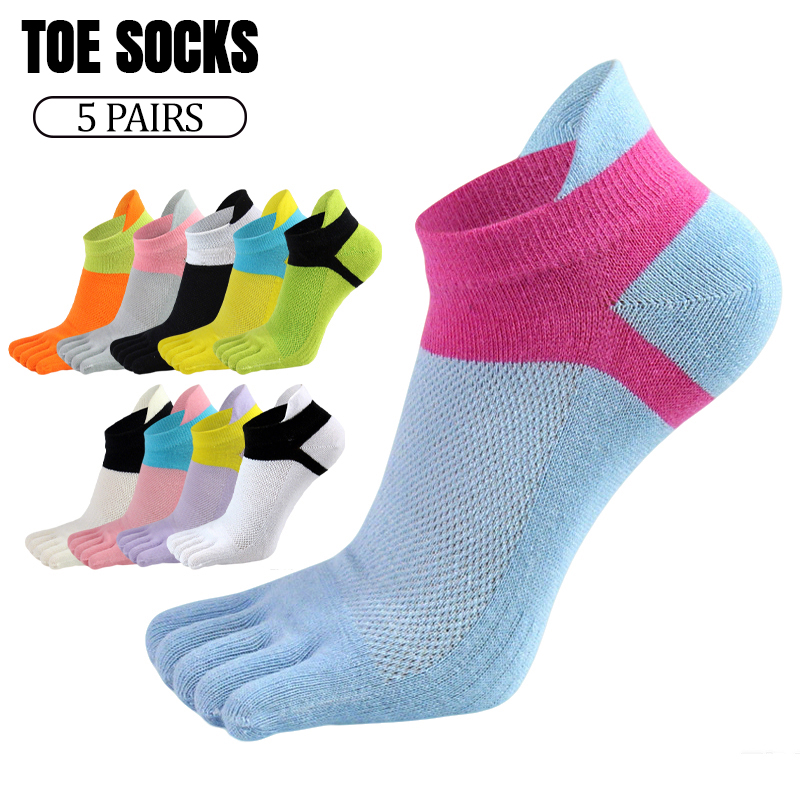 5 Pasang Kaus Kaki Wanita deng - Toe Sock Split ulasan dan harga