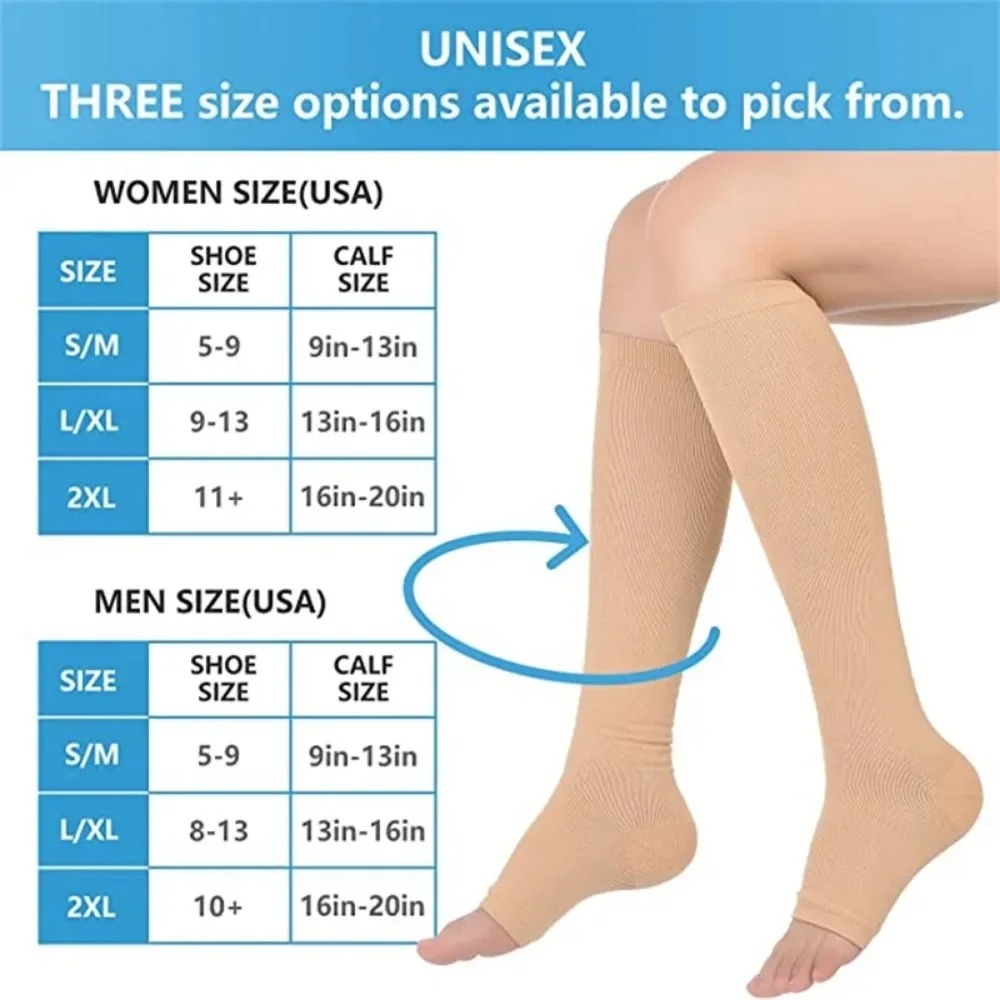 Kaus Kaki Kompresi Tanpa Jari  - Compression Sock Medical ulasan dan harga